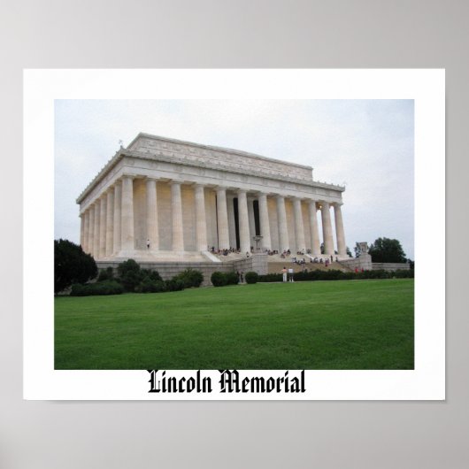 Poster Mémorial de Lincoln (Devant)