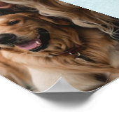 Poster Mémorial de photo d'animal de compagnie Citation d (Coin)