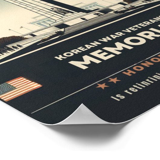 Poster mémorial des anciens combattants coréens (Coin)