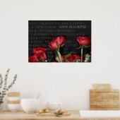 Poster Mémorial des anciens combattants du Vietnam (Cuisine)