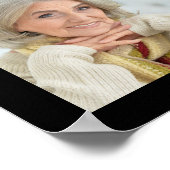 Poster Mémorial élégant À jamais dans nos cœurs 24 Photo (Coin)