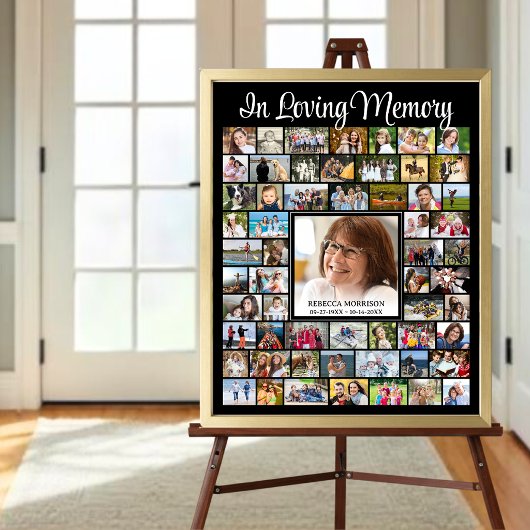 Poster Mémorial EN MÉMOIRE AFFECTUEUSE Script 59 Photomon