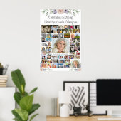 Poster Mémorial Fleurs et Feuillages 56 Collage de photos (Bureau à domicile)