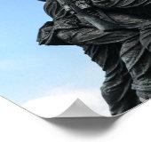 Poster Mémorial Iwo Jima à Washington DC (Coin)