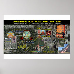 Poster Mémorial masonique de Washington - 3