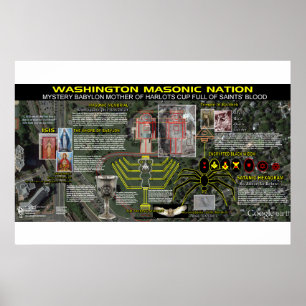 Poster Mémorial masonique de Washington - 4