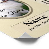 Poster Mémorial Mon Ami Du Chien - Animal - Beige (Coin)