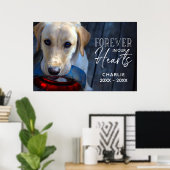 Poster Mémorial personnalisé avec typographie (Bureau à domicile)