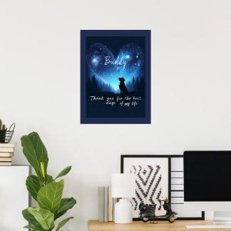 Poster Mémorial personnalisé pour animal de compagnie
