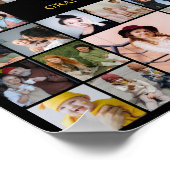 Poster Memorial Photo Collage 50 Picture In Loving Memory (Coin)