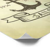 Poster Mémorial Vintage personnalisable (Coin)