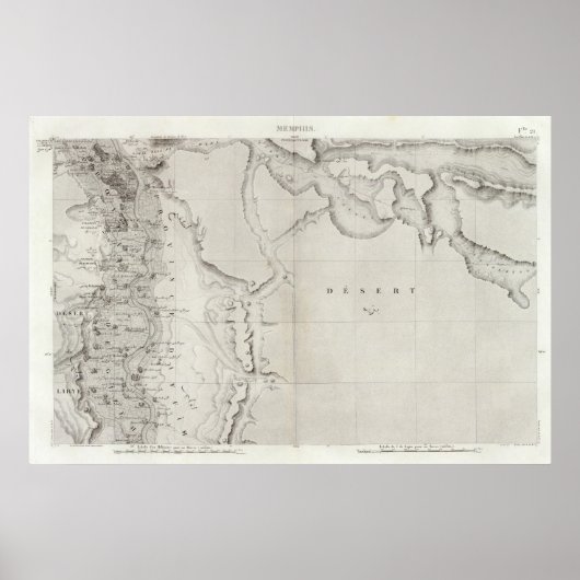 Poster Memphis, Égypte (Devant)