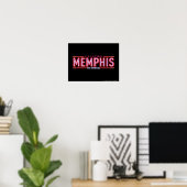 Poster MEMPHIS - Le logo musical (Bureau à domicile)