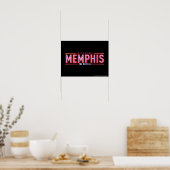 Poster MEMPHIS - Le logo musical (Cuisine)