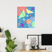 Poster Memphis n° 6 (Bureau à domicile)