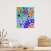 Poster Memphis No 10 (Cuisine)