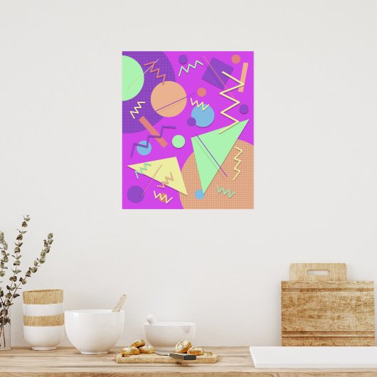 Poster Memphis no 41 (Cuisine)