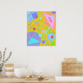 Poster Memphis no 43 (Cuisine)