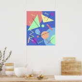 Poster Memphis No 5 (Cuisine)