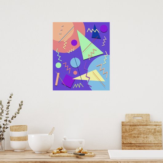 Poster Memphis No 7 (Cuisine)