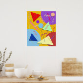 Poster Memphis No 8 (Cuisine)