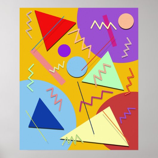 Poster Memphis No 8 (Devant)