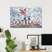 Poster Memphis, TN Peinture Skateland (Bureau à domicile)