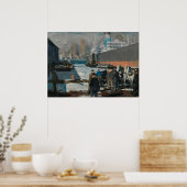 Poster Men of the Docks par George Bellows (1912) (Cuisine)