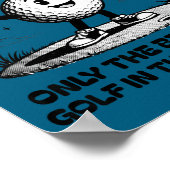 Poster Men Play Golf Eighties Birthday All Men D Equal  (Coin)