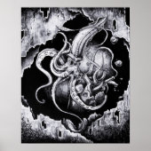 Poster Menacer le calmar (Devant)