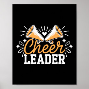Poster Menagère de l'équipe de pom-pom girls, pom-pom gir