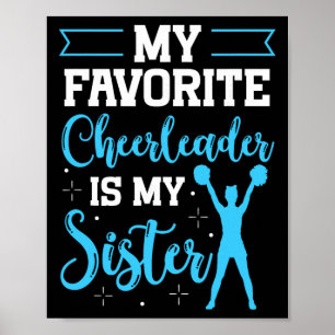 Poster Menagère Ma meneuse de claque préférée est ma sœur