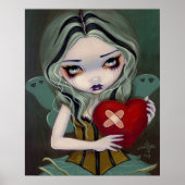 Poster Mending a Broken Heart gothic fairy Art Print (Devant)