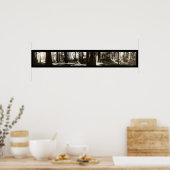 Poster Mendocino, CA Redwoods Lumberjacks Photo 1911. (Cuisine)