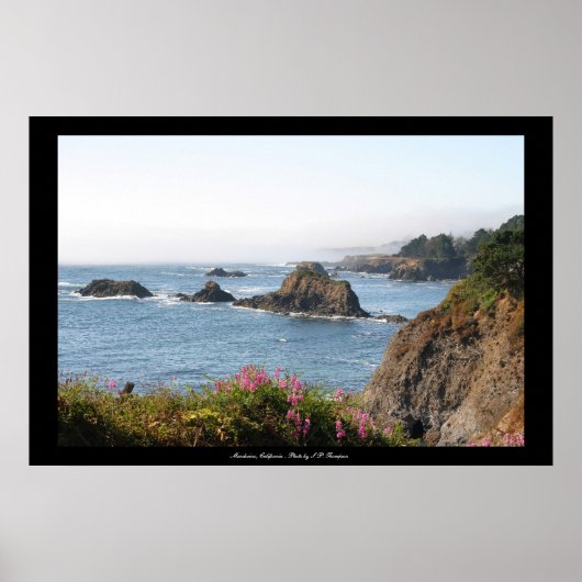 Poster Mendocino California #1 (Devant)