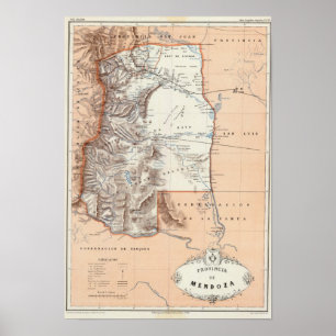 Poster Mendoza, Argentine