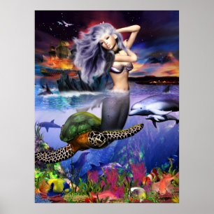 Poster Menehune Mermaid