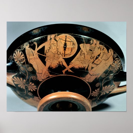 Poster Menelaos, accompagné d'Aphrodite (Devant)