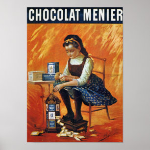 Poster Menier au chocolat