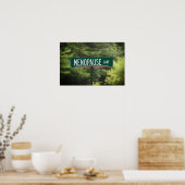 Poster Menopause Lane signe pour un bon rire (Cuisine)