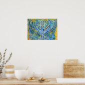 Poster Menorah bleue (Cuisine)