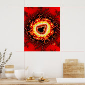 Poster Menorah de Mandelbrot (Cuisine)