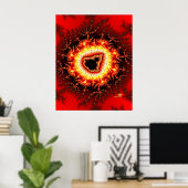 Poster Menorah de Mandelbrot (Bureau à domicile)