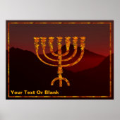Poster Menorah de Moshe (Devant)