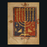 Poster Menorah et autres navires du temple<br><div class="desc">Spanish School's Ajouter Ms 15250 f.3v Menorah et autres bateaux du temple, du "Duc de Sussex Bible Espagnole", Catalogne situé à la British Library, Londres, Royaume-Uni. Le Ajouter Ms 15250 f.3v Menorah et d'autres vaisseaux du temple, du "Duc de la Bible Espagnole Sussex", la Catalogne a été créé autour du...</div>