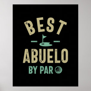 Poster Mens Best Abuelo Par Par Par Grand-Père