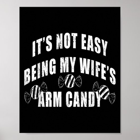 Poster Mens Ce N'Est Pas Facile Être Mes Femmes Bras Cand (Devant)