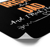 Poster Mens I have Two Titres Irish and Dad Ireland (Coin)