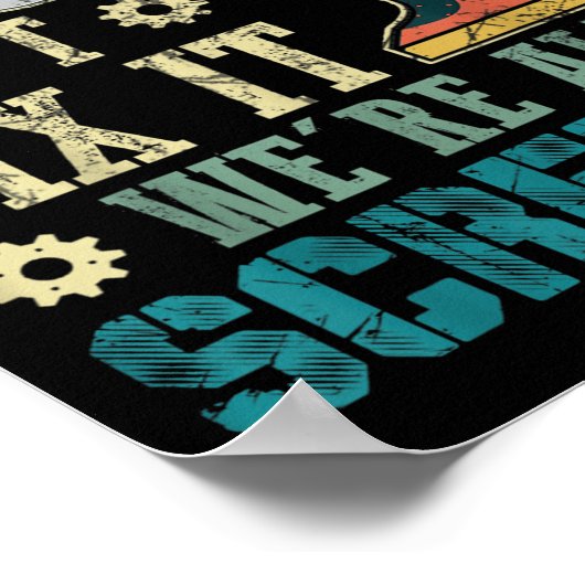 Poster Mens If Harvey Can't Fix It We're All Screwed Funn (Coin)