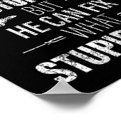 Poster Mens Pa Can't Fix Stud Funny Father's Day Daddy Me (Coin)